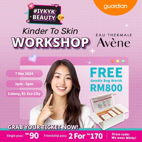 Guardian Presents: Exclusive Avene Workshop!