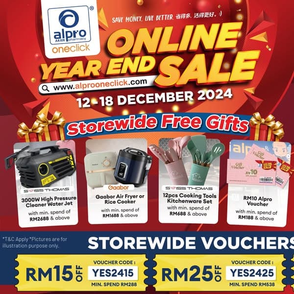 Alpro Pharmacy Year-End Online Sale is Almost Here!