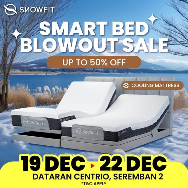 SnowFit Brings the #SmartBed to Seremban!