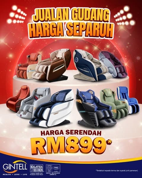 GINTELL Warehouse Clearance Sale – Prices Starting from RM899!