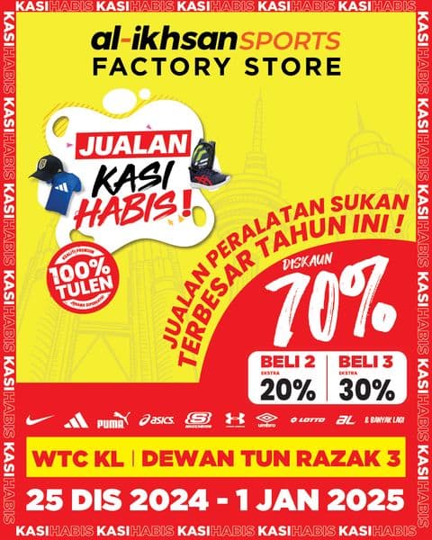 Al-Ikhsan Sports Jualan Kasi Habis 2024