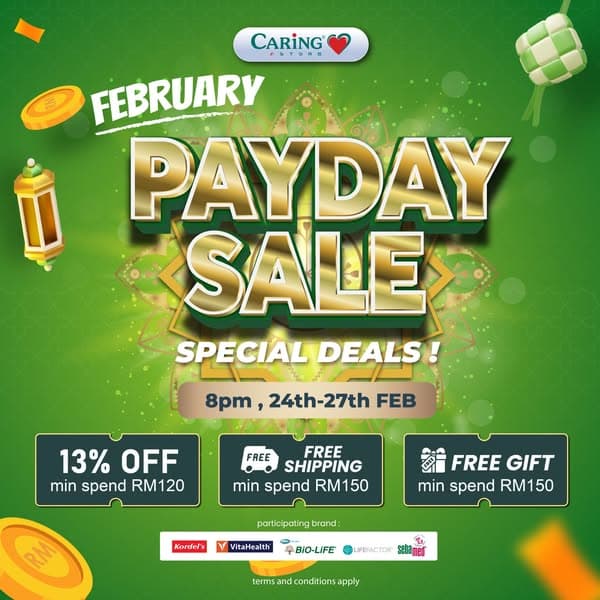 CARiNG Pharmacy February Payday Sale is Here!
