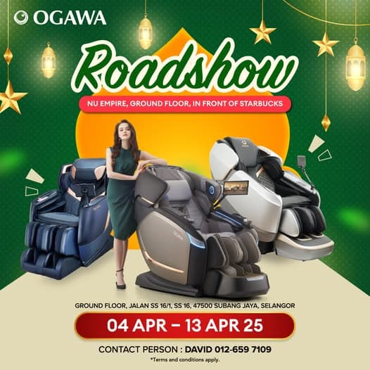 OGAWA Go! Gold Raya – Bring Home Luxury and Blessings