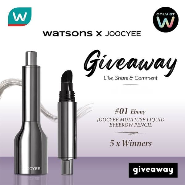 Watsons Giveaway Alert! JOOCYEE