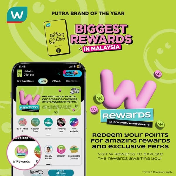 Watsons | Club Members, Your Points = Big Rewards! 🎁✨