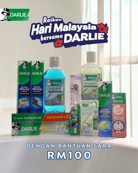 Darlie | Claim Your Favourite Toothpaste with SARA Assistance 🇲🇾🪥