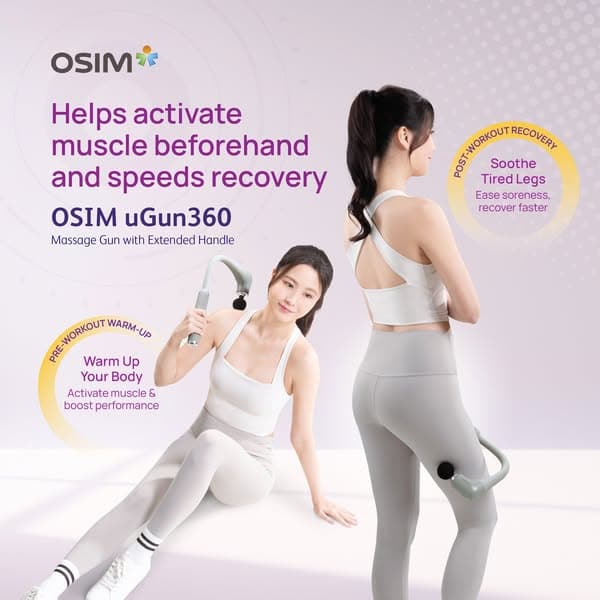OSIM has your fitness routine covered from warm-up to recovery