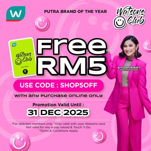 Watsons has a little surprise just for our members — because it’s been too long! 💕