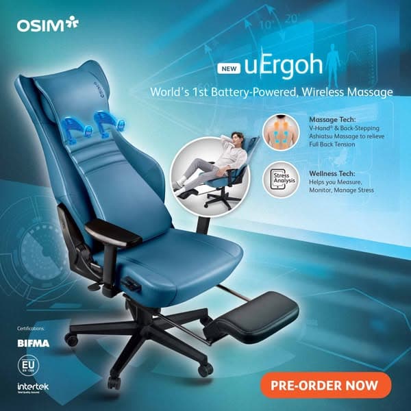 OSIM elevates the way you sit, work, and unwind 🪑✨