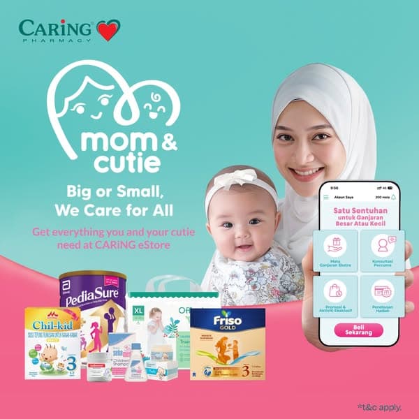 CARiNG Pharmacy makes caring for mom and baby simple and reassuring 💛👶