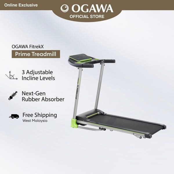 OGAWA makes home workouts easier, smarter, and more enjoyable with the FitrekX Prime Home Treadmill 🏃‍♂️✨