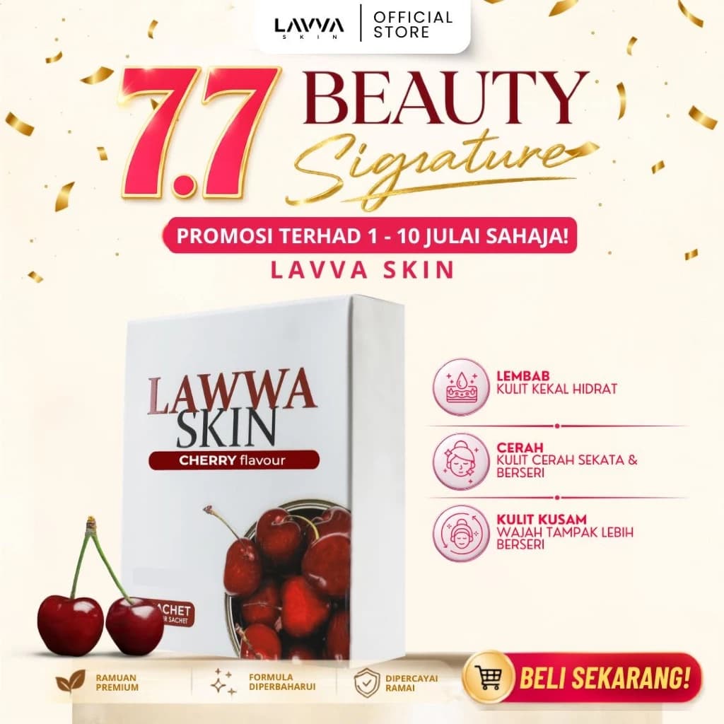 Glow from Within with LAWWA SKIN Cherry Booster! 🍒✨